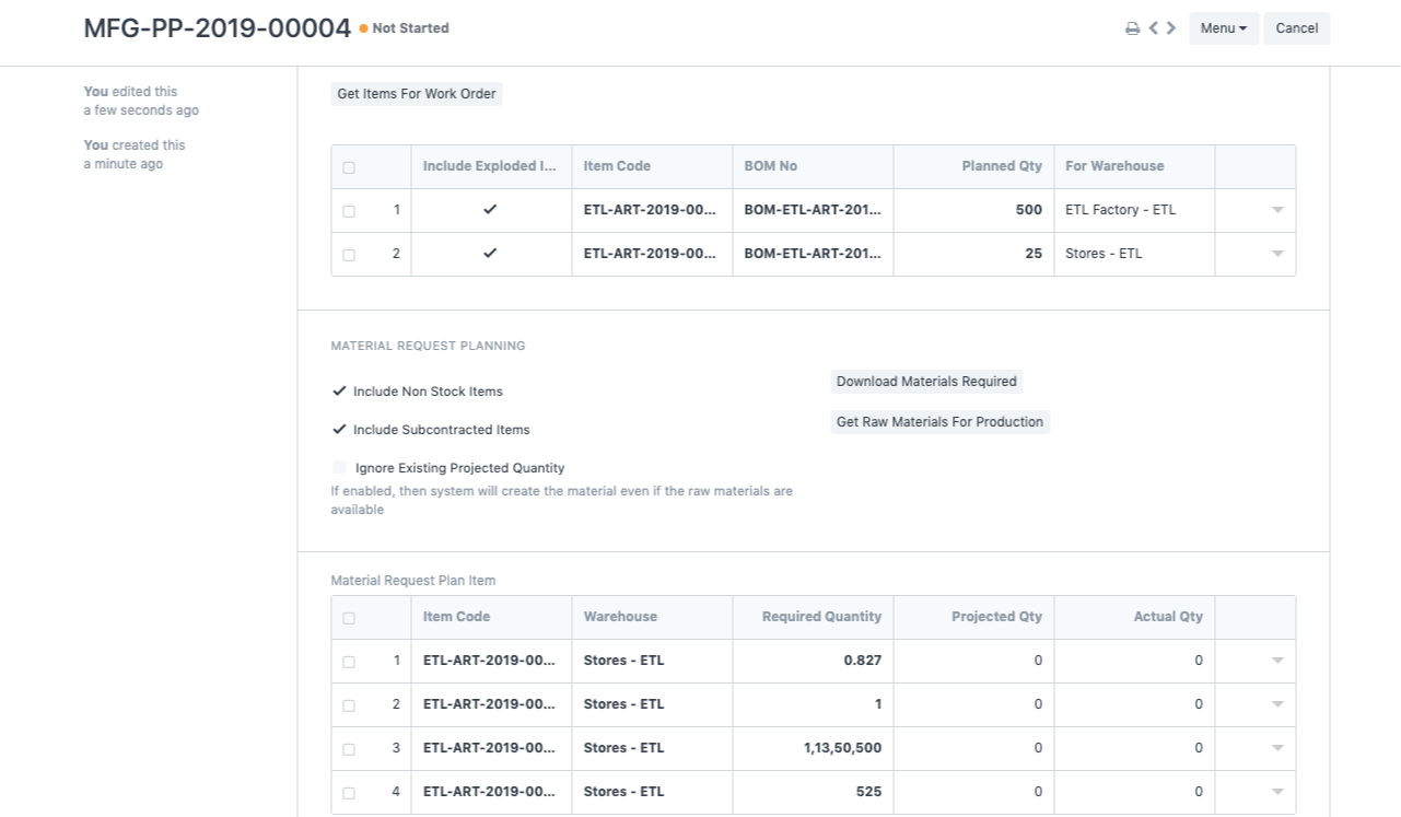 Odoo ERP Odoo ERP Material resource planning