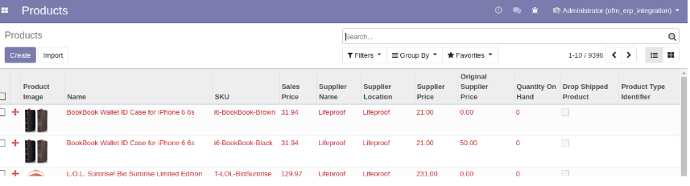 Odoo products Odoo project image