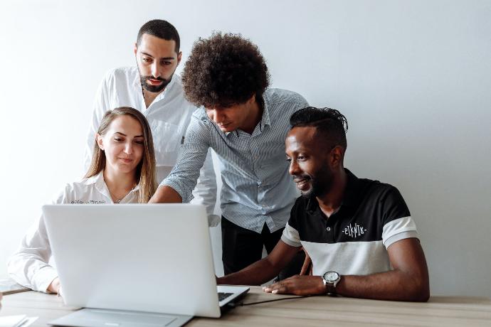 group of employees Skilled staff