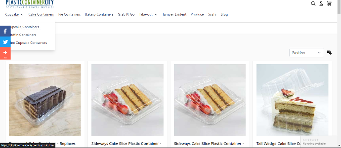 Plasticcontainer Mega menu Magento Project Screenshot